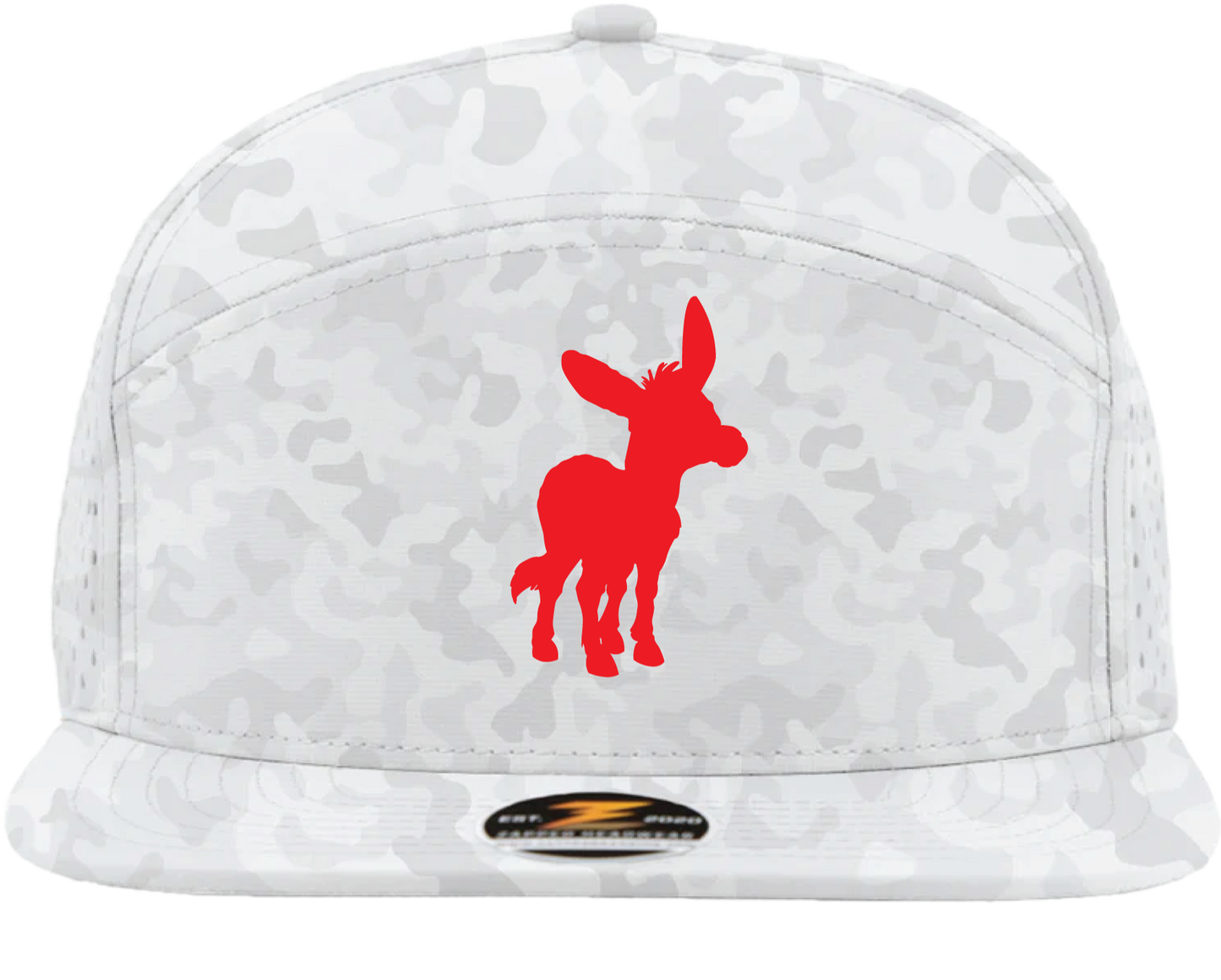Arctic Camo Snapback – “Donkey” Edition